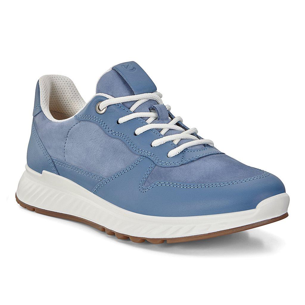 Ecco St.1 Womens Sneakers Blue Outlet - India LDF-648207